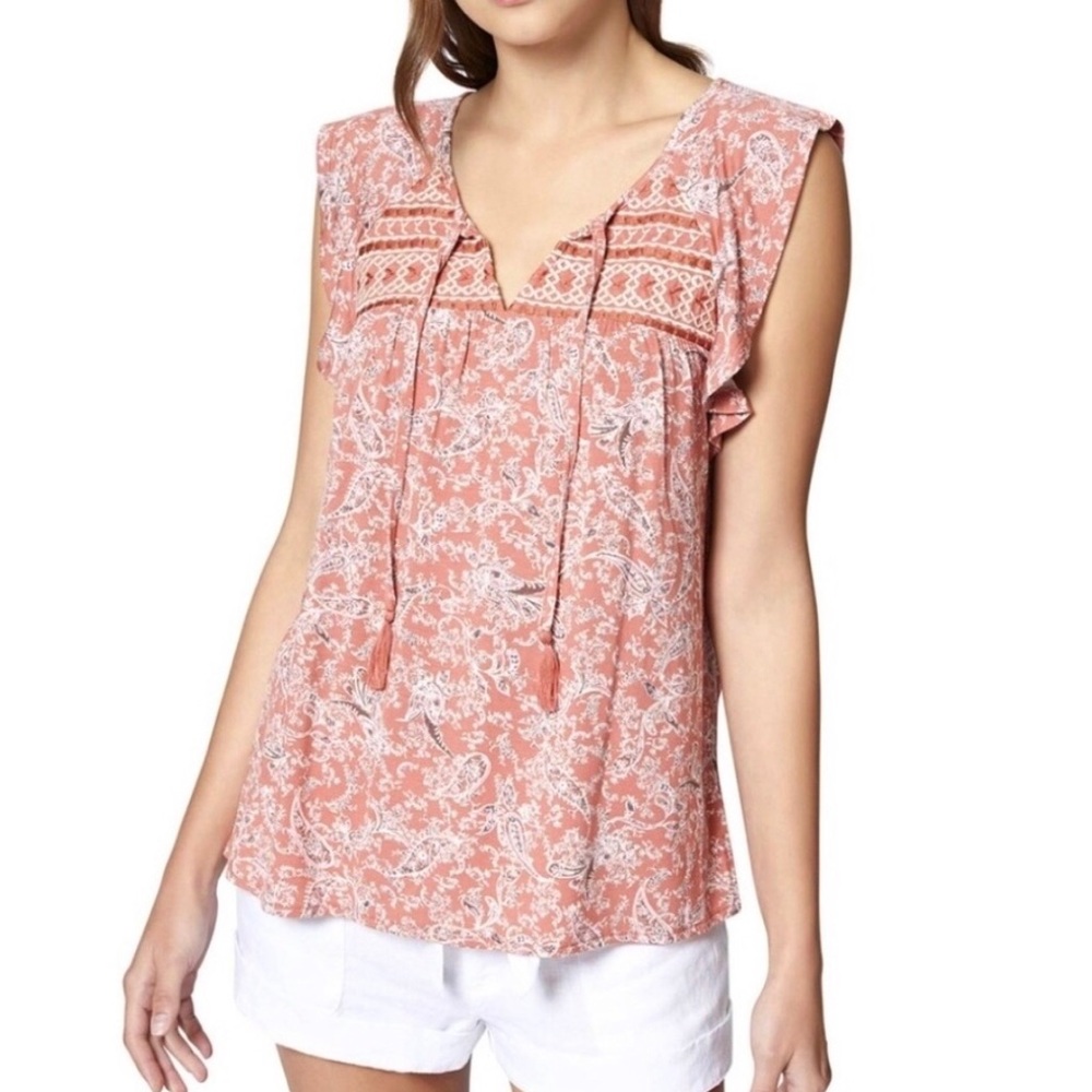 Sanctuary Wild Belle Boho Tassle Top - S